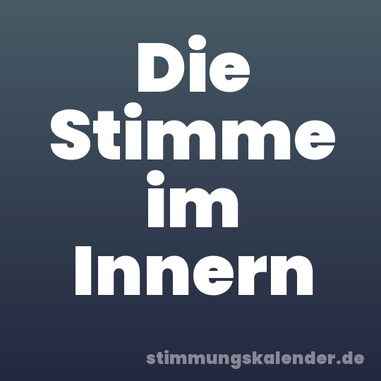 Die Stimme im Innern