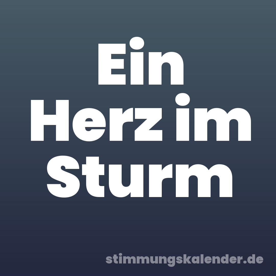 Ein Herz im Sturm