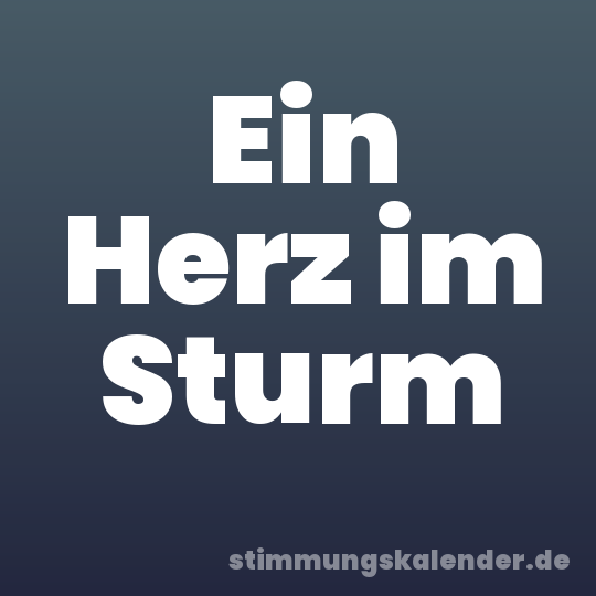 Ein Herz im Sturm
