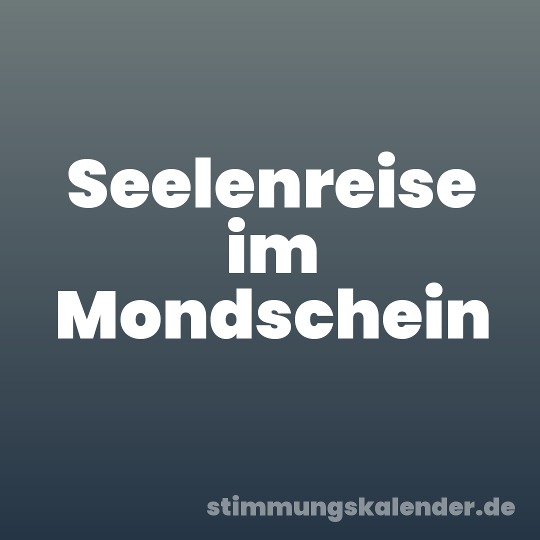 Seelenreise im Mondschein