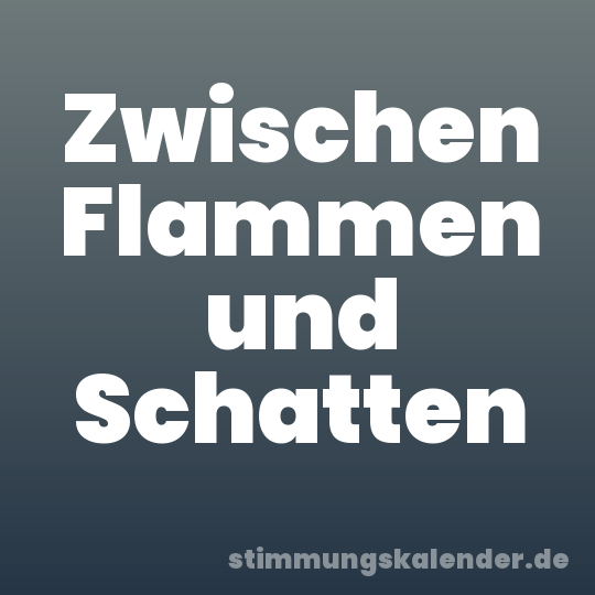 Zwischen Flammen und Schatten