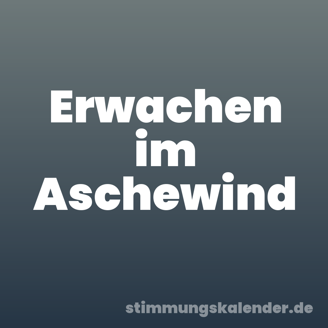 Erwachen im Aschewind