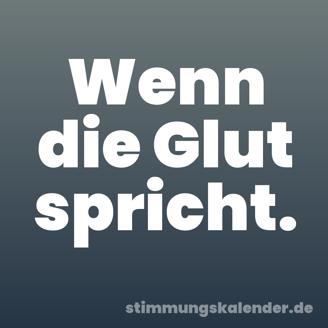 Wenn die Glut spricht.