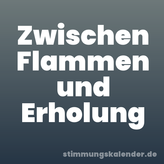 Zwischen Flammen und Erholung