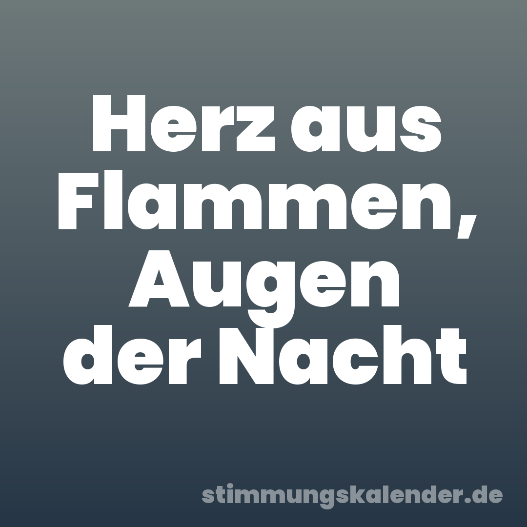 Herz aus Flammen, Augen der Nacht
