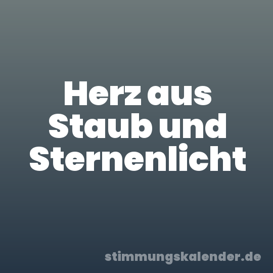 Herz aus Staub und Sternenlicht