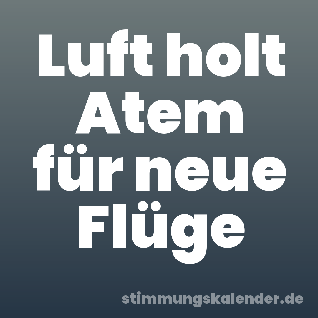 Luft holt Atem für neue Flüge