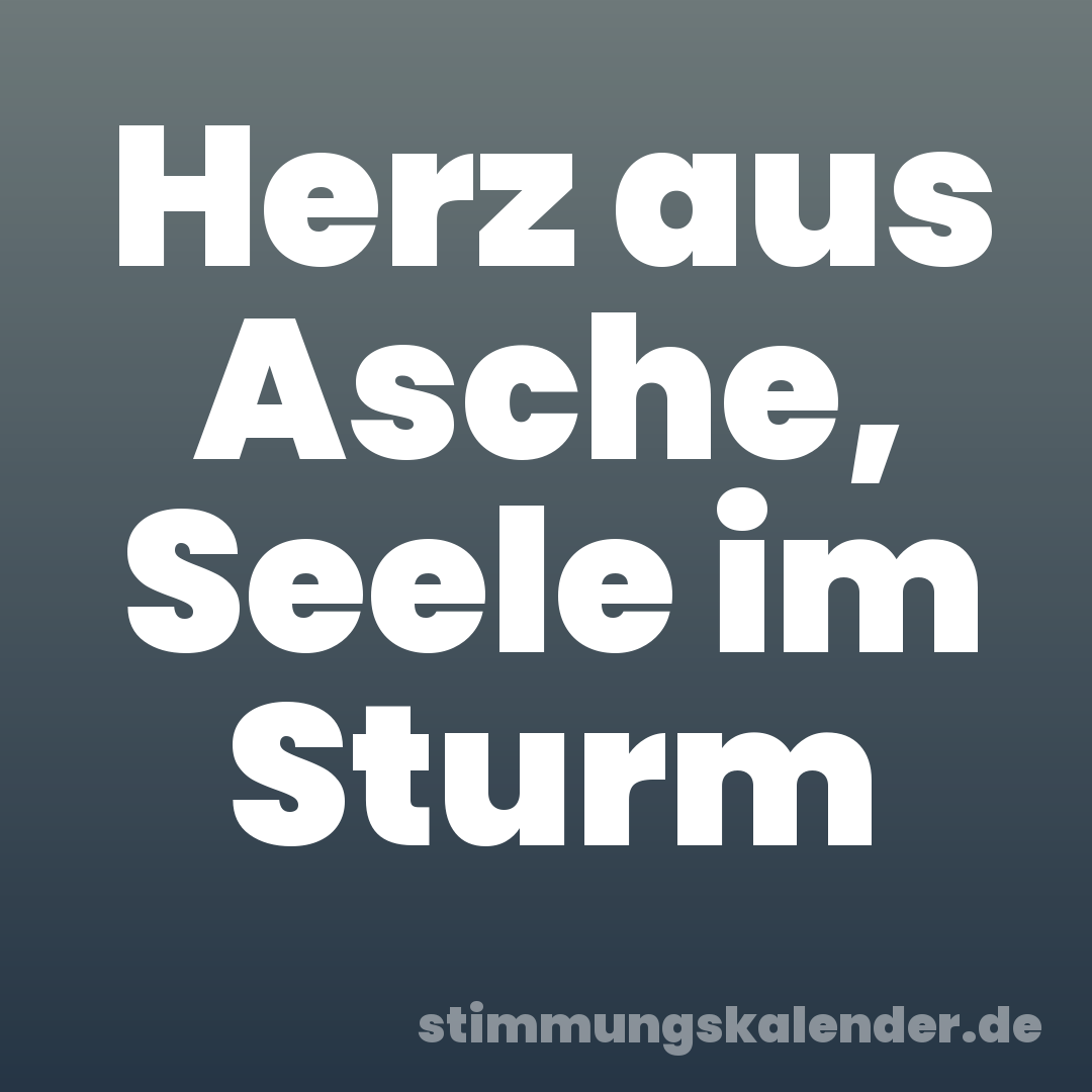 Herz aus Asche, Seele im Sturm