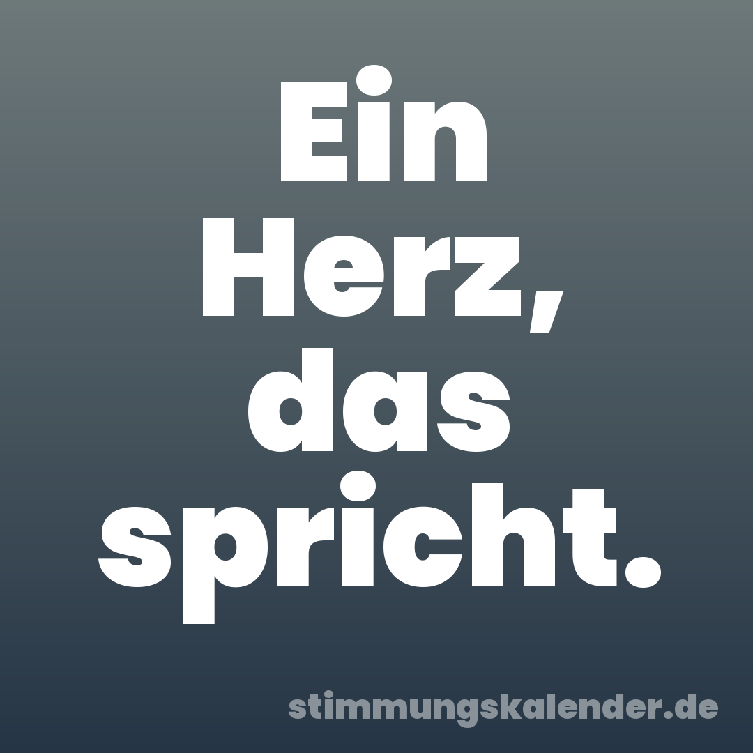 Ein Herz, das spricht.