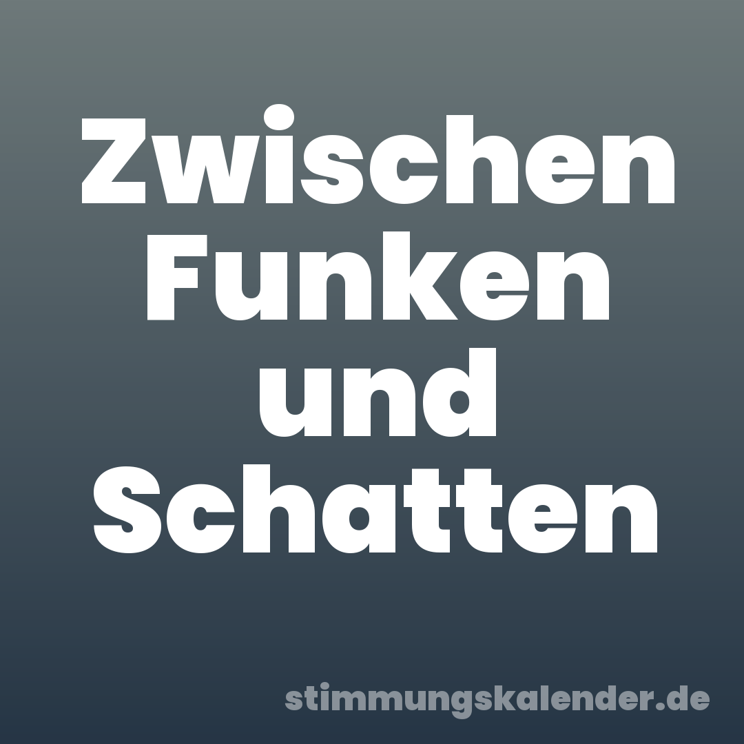 Zwischen Funken und Schatten