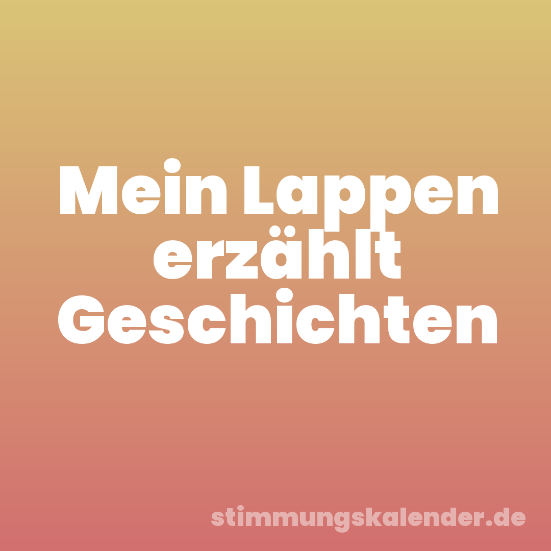 Mein Lappen erzählt Geschichten