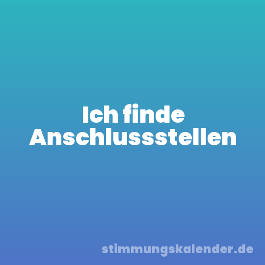 Ich finde Anschlussstellen