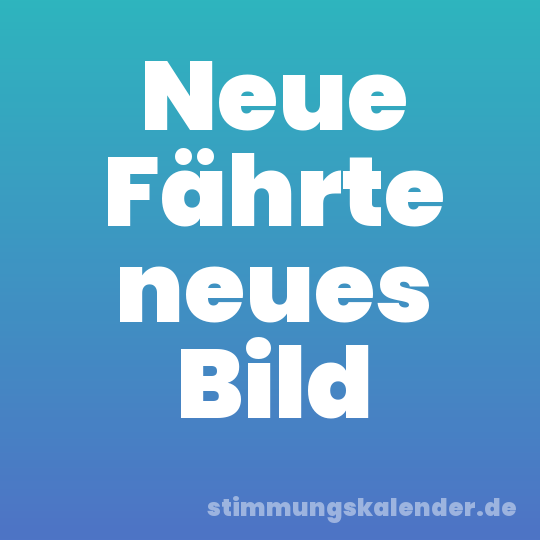 Neue Fährte neues Bild