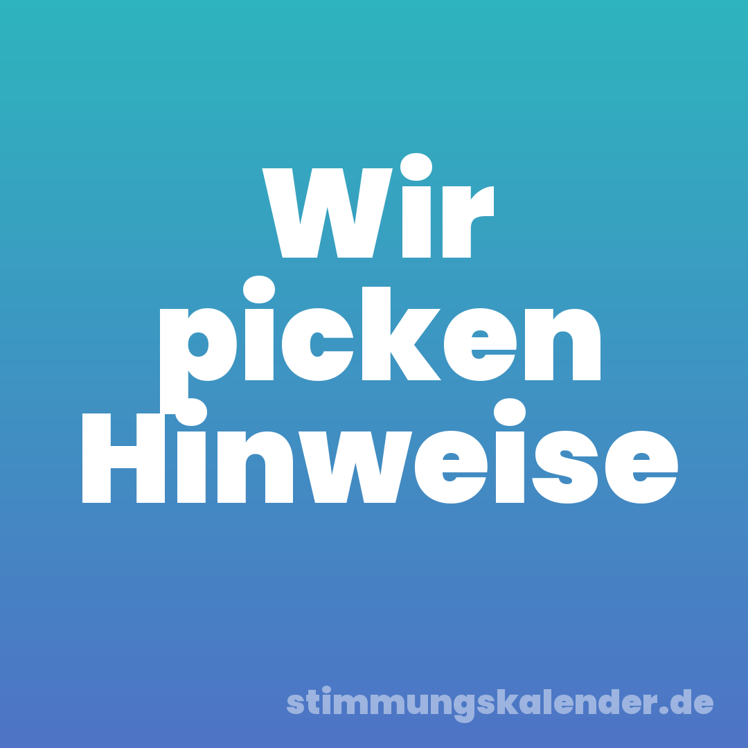 Wir picken Hinweise