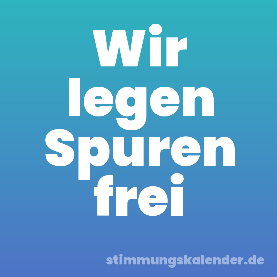 Wir legen Spuren frei