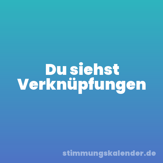 Du siehst Verknüpfungen