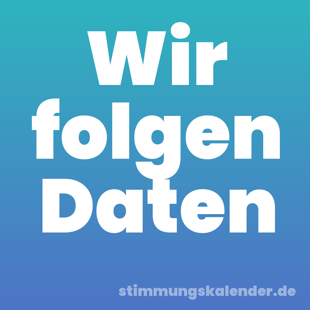 Wir folgen Daten
