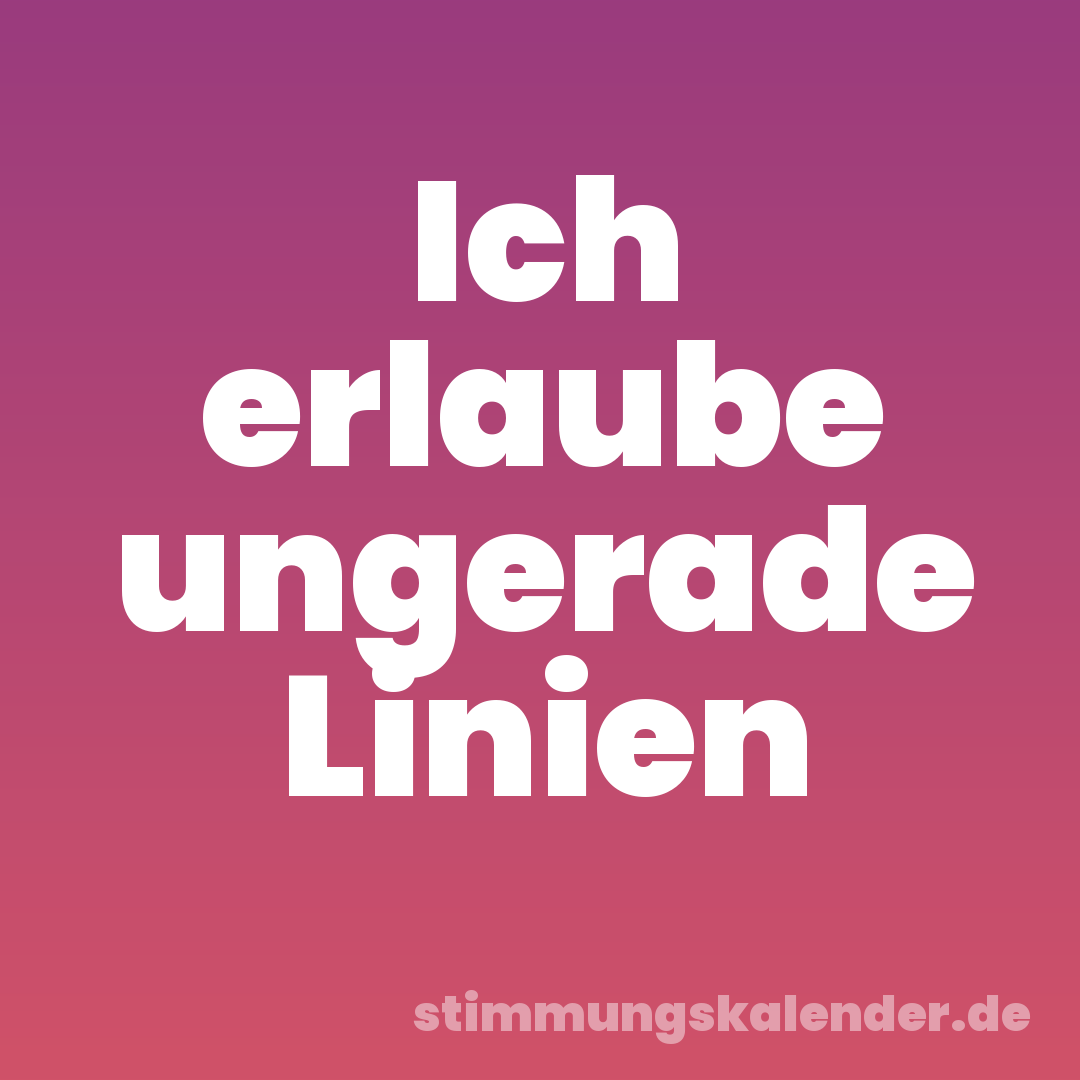 Ich erlaube ungerade Linien