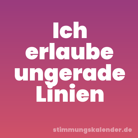 Ich erlaube ungerade Linien