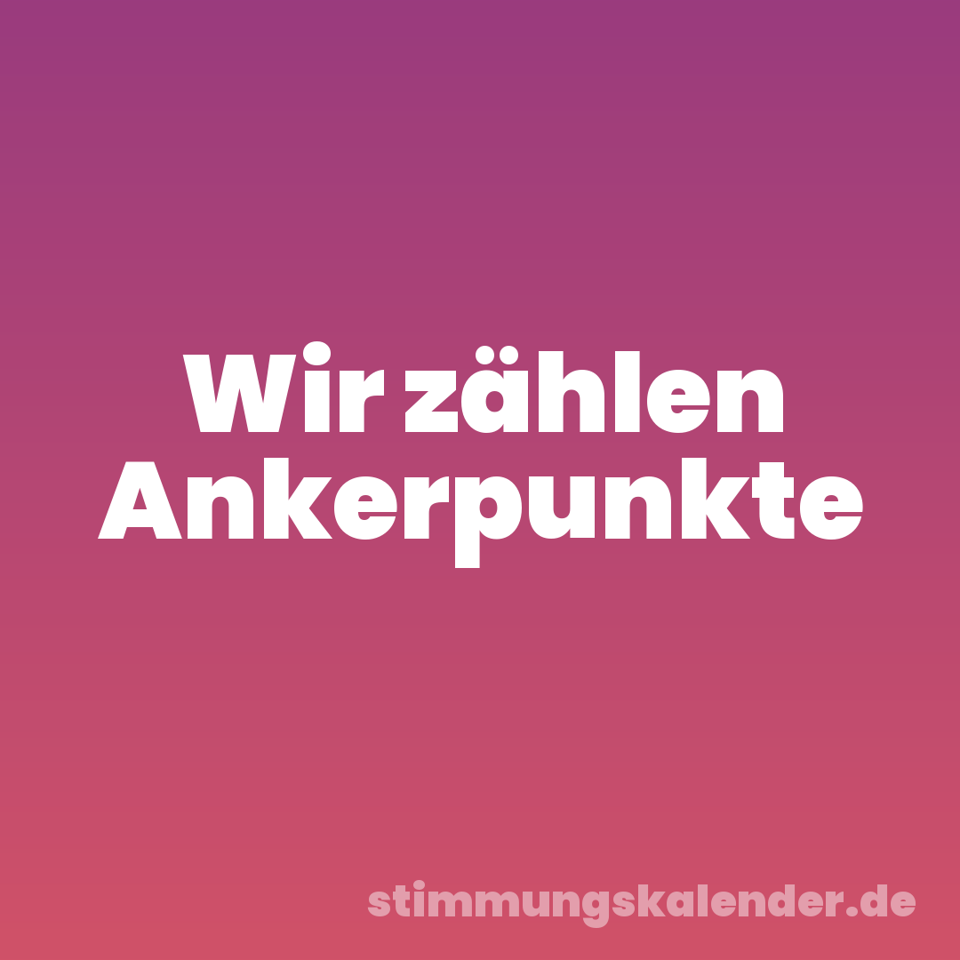 Wir zählen Ankerpunkte