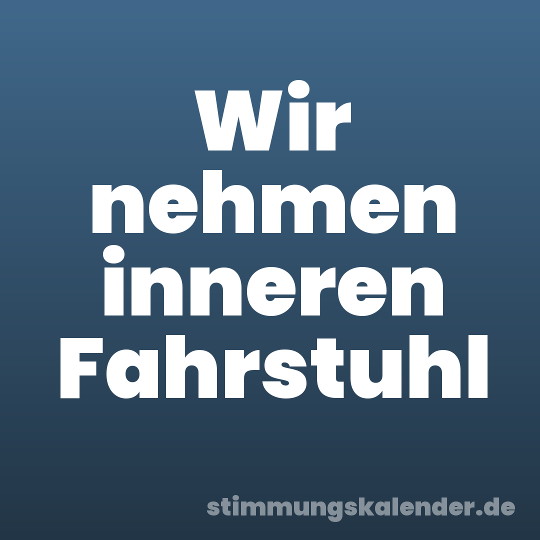 Wir nehmen inneren Fahrstuhl