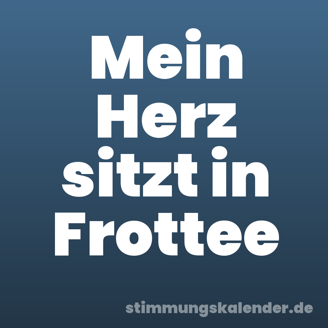 Mein Herz sitzt in Frottee