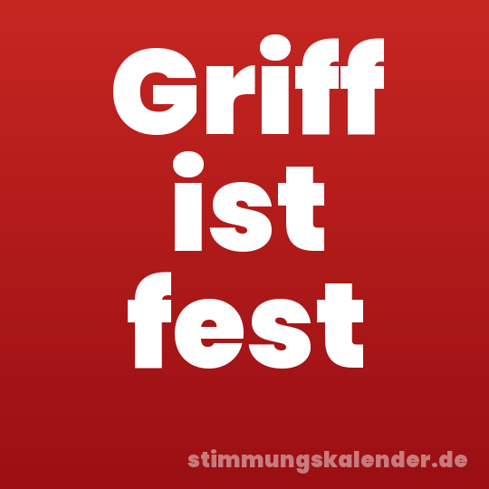 Griff ist fest