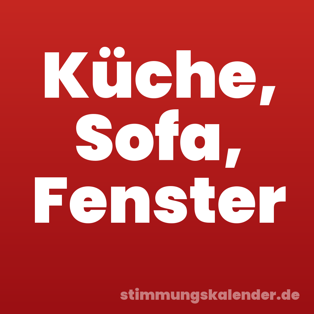 Küche, Sofa, Fenster