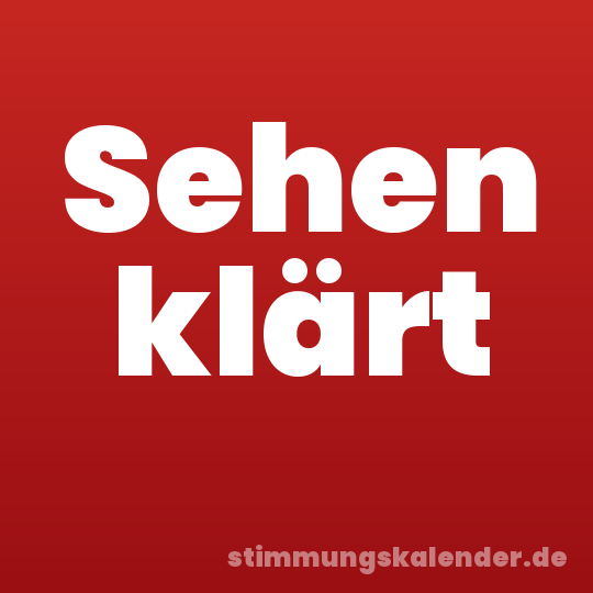 Sehen klärt