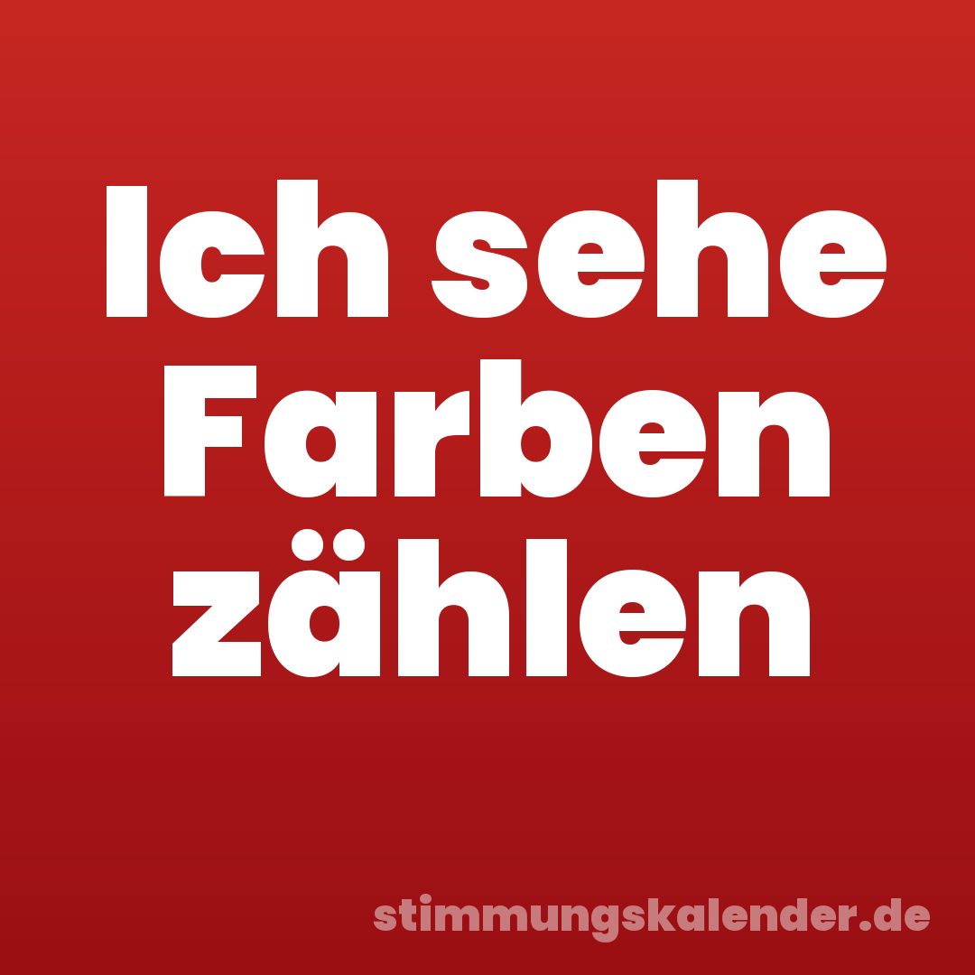 Ich sehe Farben zählen