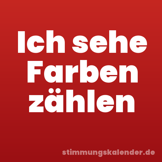 Ich sehe Farben zählen