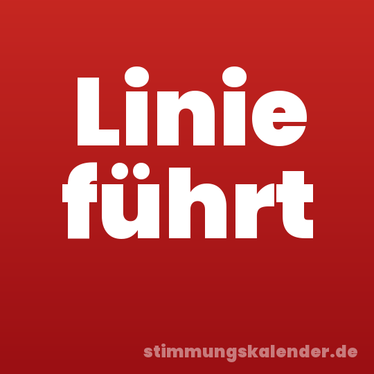 Linie führt