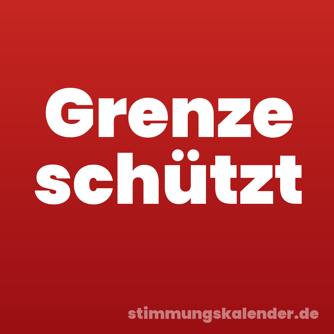 Grenze schützt