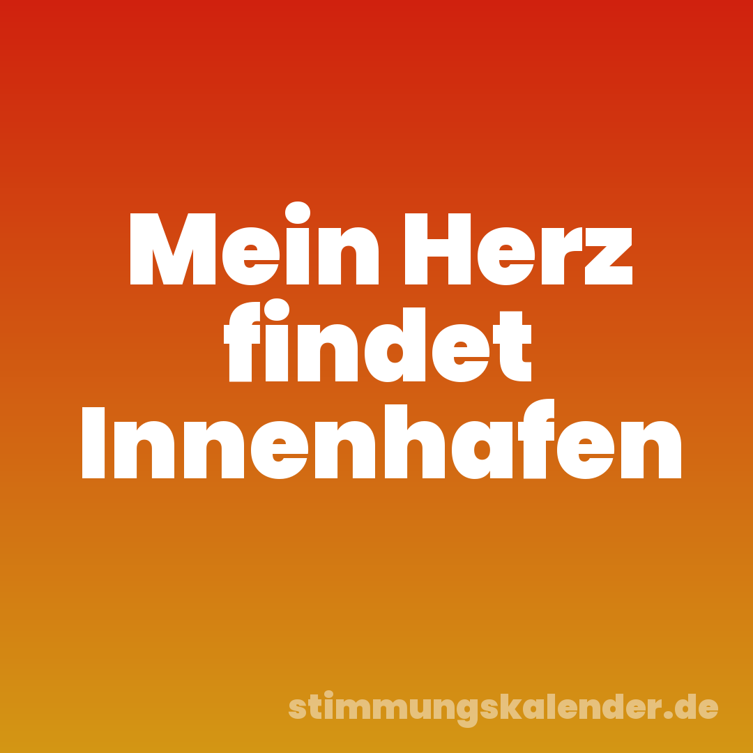 Mein Herz findet Innenhafen