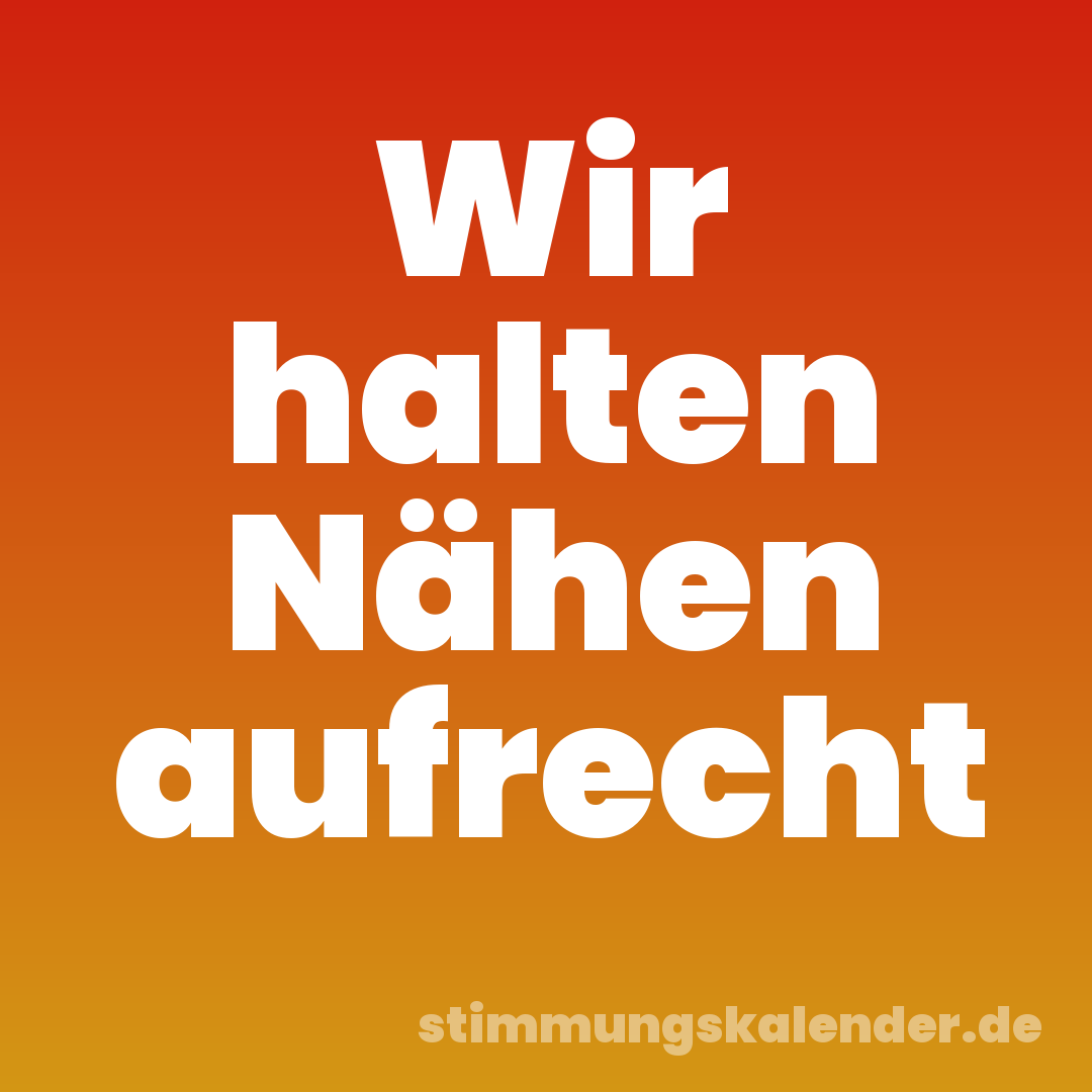 Wir halten Nähen aufrecht