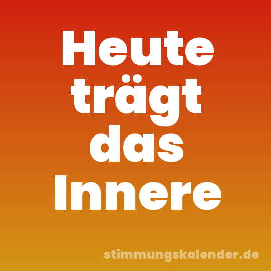 Heute trägt das Innere