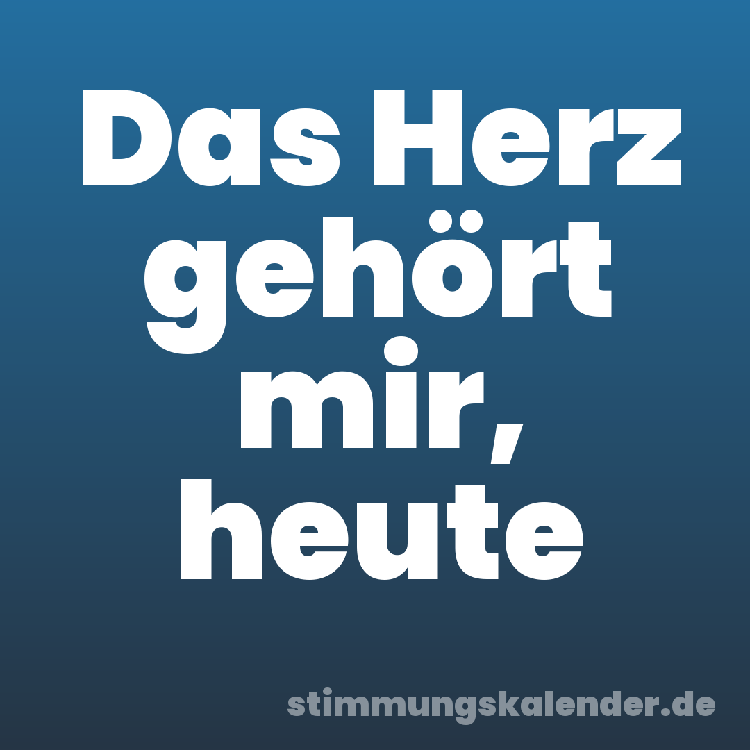 Das Herz gehört mir, heute