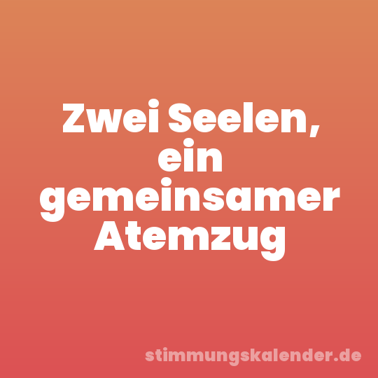 Zwei Seelen, ein gemeinsamer Atemzug
