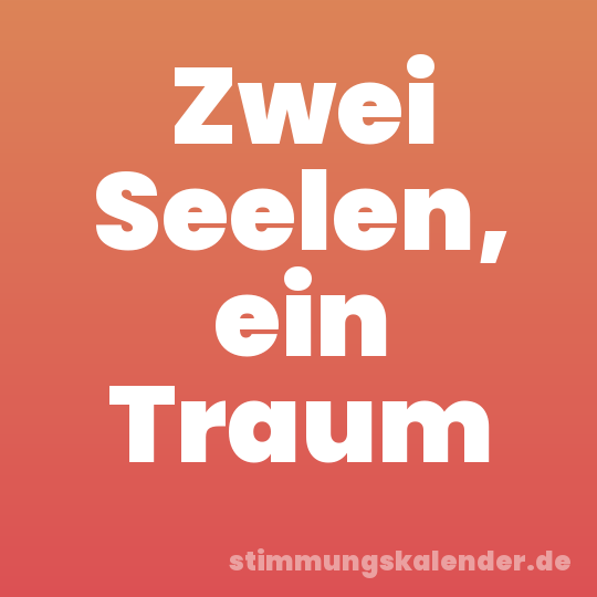 Zwei Seelen, ein Traum