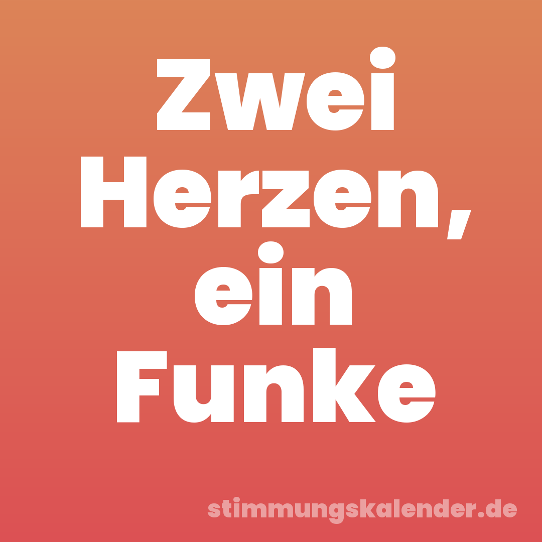 Zwei Herzen, ein Funke