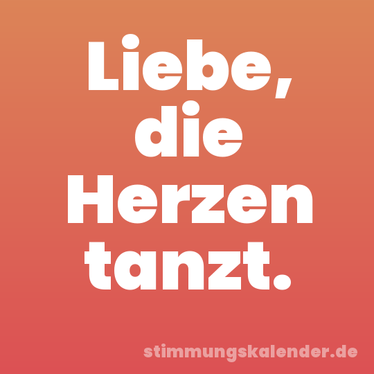 Liebe, die Herzen tanzt.
