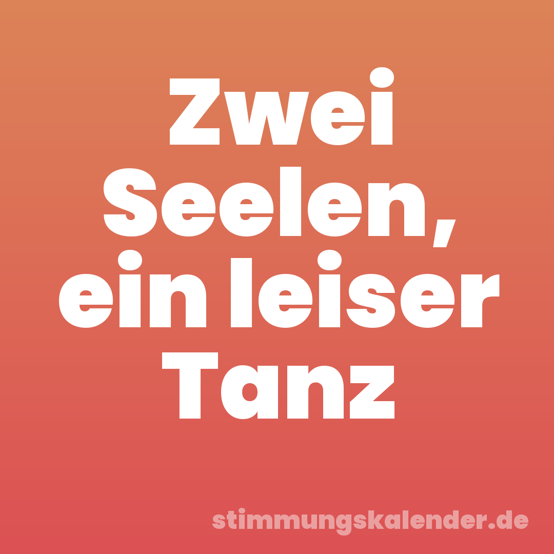 Zwei Seelen, ein leiser Tanz