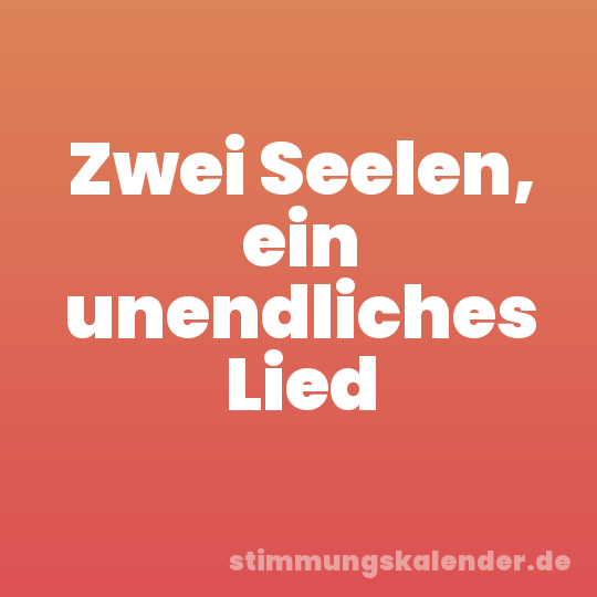 Zwei Seelen, ein unendliches Lied