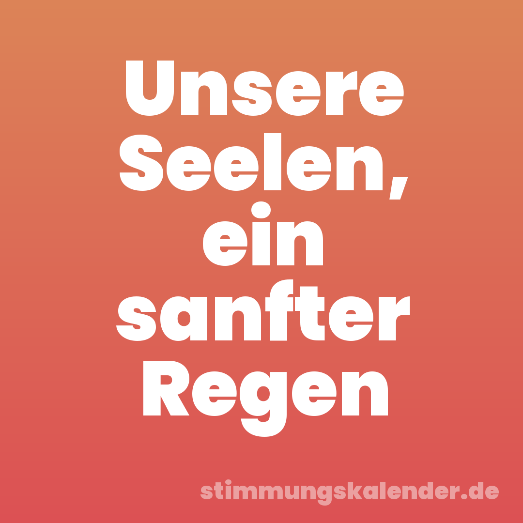 Unsere Seelen, ein sanfter Regen