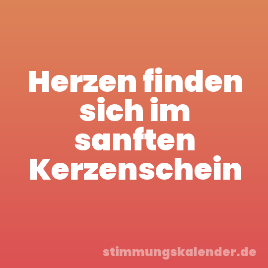 Herzen finden sich im sanften Kerzenschein