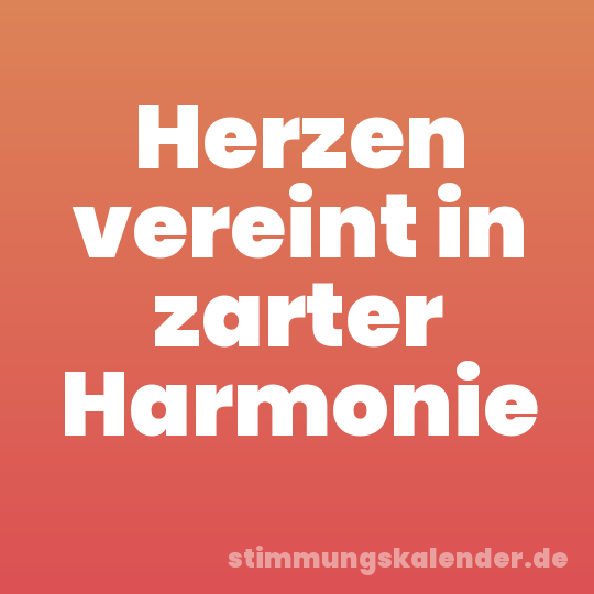 Herzen vereint in zarter Harmonie