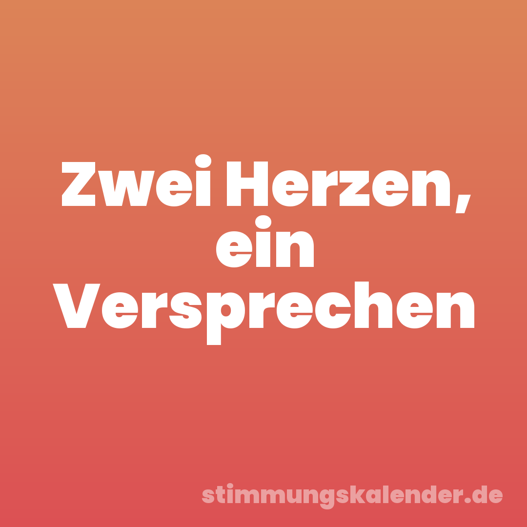 Zwei Herzen, ein Versprechen