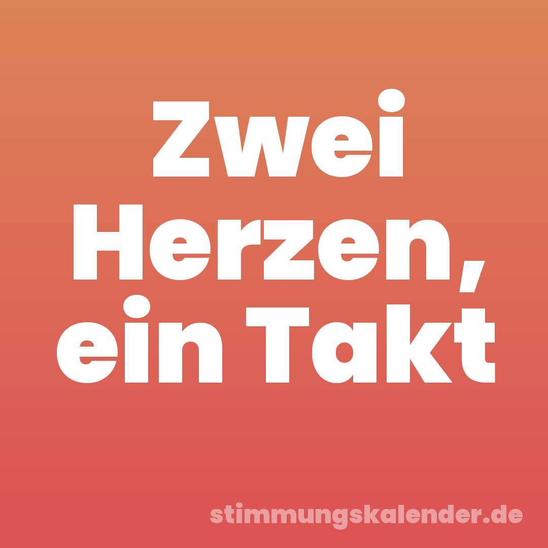 Zwei Herzen, ein Takt