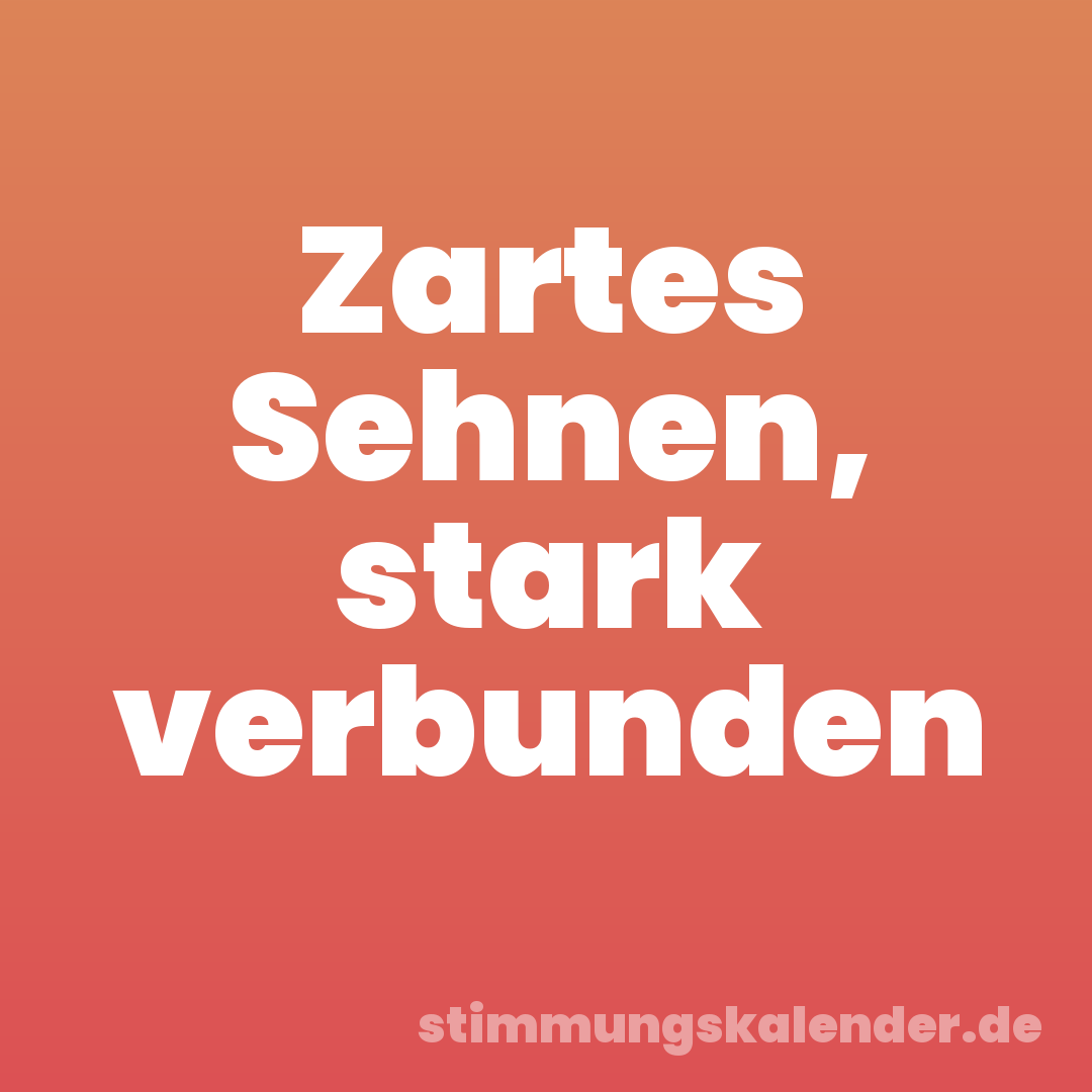 Zartes Sehnen, stark verbunden