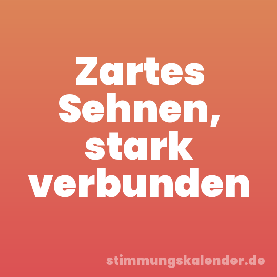 Zartes Sehnen, stark verbunden